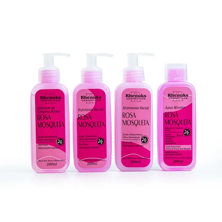 Kit Skin Care Rosa Mosqueta - 1 Kit Com 4 Peças